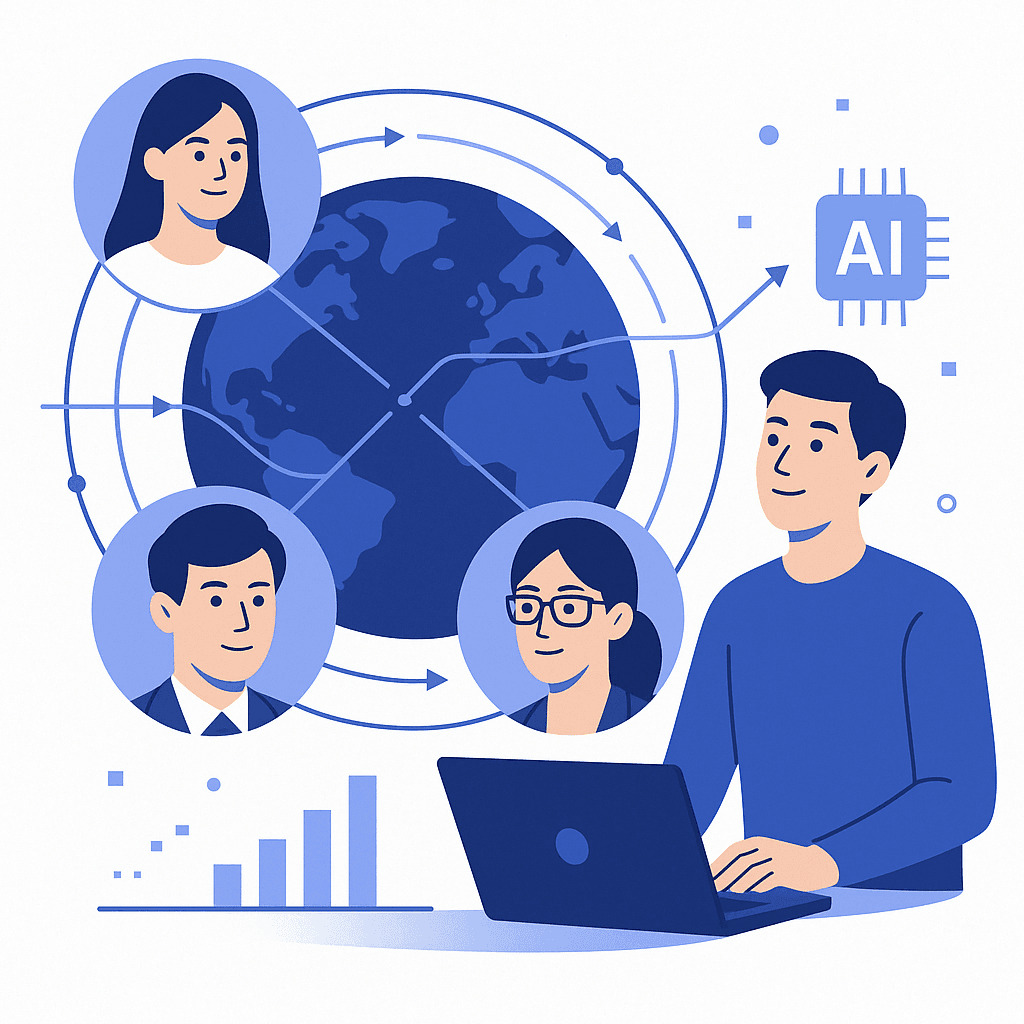 Global talent connecting with companies